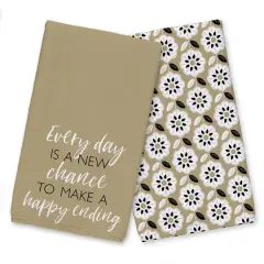 Every Day is a New Chance 16" x 25" Tea Towel Set of 2