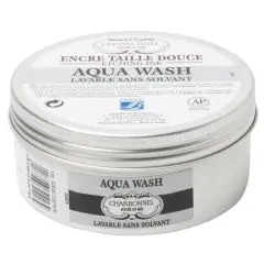Charbonnel Aqua Wash Etching Ink, 150mL Pot Black F66
