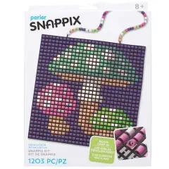 Perler&trade; Snappix&trade; Large Mushroom Bead Craft Kit