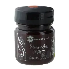 Manuscript Shimmer Ink, 25mL Brandy Flambe