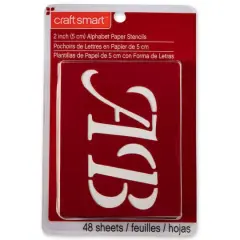 Craft Smart&trade; Stencils, 2" Wedding Alphabet