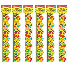 Trend Enterprises&reg; Terrific Trimmers&reg; Math Fun Borders, 234ft.