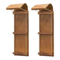 2ct. Vintage Toboggan Sled Ornament