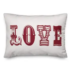 Vintage Love Throw Pillow