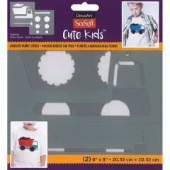 DecoArt&reg; SoSoft&reg; Dumptruck Fabric Stencils
