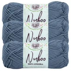 3 Pack Lion Brand&reg; Nuboo Yarn Denim