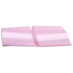 JAM Paper 6" x 50yd. Single Face Satin Allure Ribbon Light Orchid