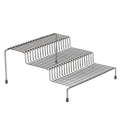 Kitchen Details 10" 3-Tier Spice Rack Shelf OrganizerOnyx