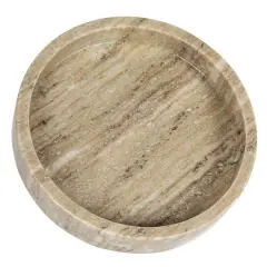 Hello Honey&reg; 8" Beige Marble Bowl Dish