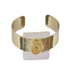 JAM Paper Mayleigh Flower Cuff Gold
