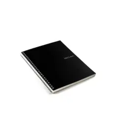 Fabriano&reg; EcoQua Black Spiral Blank Notebook, 5.83" x 8.27"