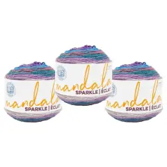 3 Pack Lion Brand&reg; Mandala&reg; Sparkle Yarn Pyxis