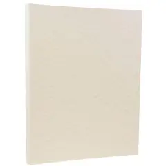 JAM Paper 8.5" x 11" Parchment Paper, 100 Sheets Pewter Gray