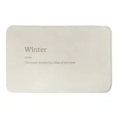 Designs Direct Winter Defined Bath Mat, 34" x 21"