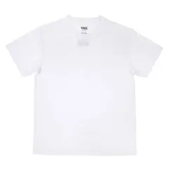 White Youth Polyester Crew Neck T-Shirt by Make Market&reg;