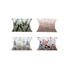 Hello Honey Multicolor Holiday Patterns Printed Paper Gift Boxes, 4ct.