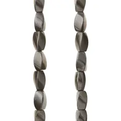 Magnetic Hematite Twist Beads, 12mm by Bead Landing&trade;