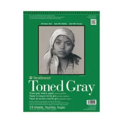 Strathmore&reg; 400 Series Recycled Toned Gray Sketch Paper Pad