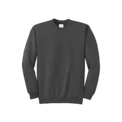 Port & Company&reg; Essential Fleece Crewneck Sweatshirt Charcoal