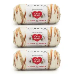 3 Pack Red Heart&reg; All In One Flower Power&trade; Yarn Dried Bouquet