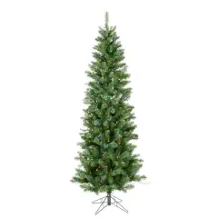 7.5ft. Pre-Lit Salem Pine Artificial Christmas Tree, Multicolor Dura-Lit&reg; LED Lights