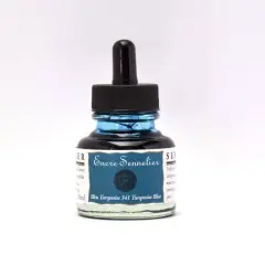 Sennelier Drawing Ink, 30mL Turquoise Blue