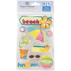 Paper House&reg; Life's A Beach 3D Stickers