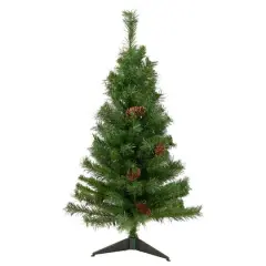 3ft. Unlit Black River Pine Artificial Christmas Tree