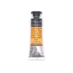 Sennelier French Artists' Watercolor, 10mL 537 Cadmium Yellow Orange S4