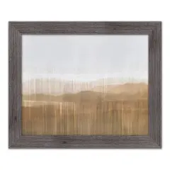 Abstract Landscape Western Gray Framed Print