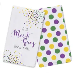 Mardi Gras Time Tea Towel Set
