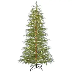 7.5ft. Pre-Lit Cypress Artificial Christmas Tree, Warm White LED Lights