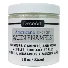 DecoArt&reg; Americana Decor&reg; Satin Enamels&trade;, 8oz. Pure White