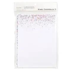 Confetti Flat Cards & Envelopes by Recollections&trade;, 5" x 7"