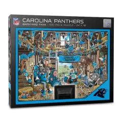NFL Barnyard Fans 500 Piece Puzzle Carolina Panthers