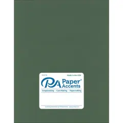 PA Paper&trade; Accents 8.5" x 11" Pearlized 105lb. Cardstock, 25 Sheets Moss