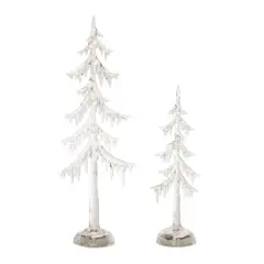 LED Acrylic Dripping Pine Tree Set