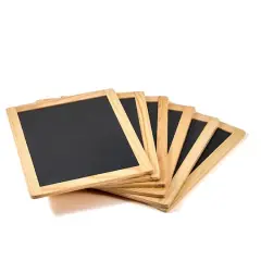 Plaid&reg; 8.5" x 10.5" Wood Chalkboards, 6ct.