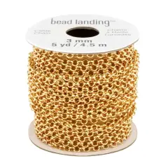 5yd. Gold Cable Chain by Bead Landing&trade;