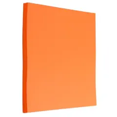 JAM Paper Brite Hue 8.5" x 11" 24lb. Paper Pack, 100 Sheets Ultra Orange