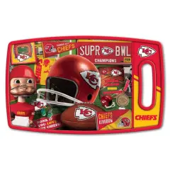 NFL Retro Series Cutting BoardKansas City Chiefs