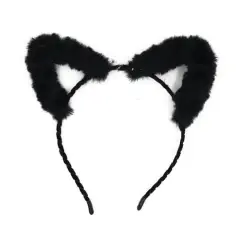 Black Light Up Cat Ear Headband by Celebrate It&trade;