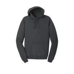 Port & Company&reg; Beach Wash Garment-Dyed Pullover Hooded Adult Sweatshirt Coal
