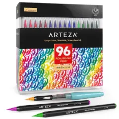 Arteza&reg; Real Brush Pens&reg; 96 Color Set