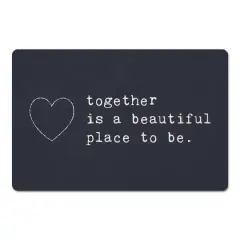 18" x 27" Together Favorite Place to Be Floor Mat