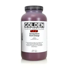 Golden&reg; Fluid Acrylics, 32oz. Quinacridone Burnt Orange