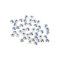 SS20 Round Flatback Austrian Crystals by Bead Landing&trade;, 45ct. Crystal Aurora Borealis