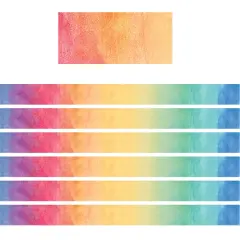 Teacher Created Resources Watercolor Border, 210ft.
