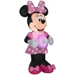 3.5ft. Airblown&reg; Inflatable Easter Minnie Mouse