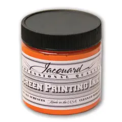 Jacquard Professional Screen Printing Ink, 4oz. Orange